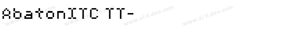 AbatonITC TT字体转换